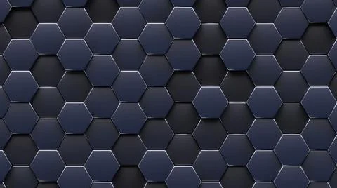 A stack of dark blue matte cells with shiny edges. Full frame. Stock Illustration