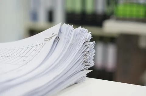 Stack of data test Stock Photos