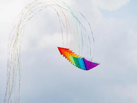 Stack of delta stunt kites Stock Photos