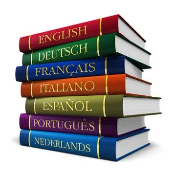 Stack of dictionaries Stock Illustration