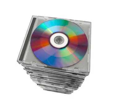 Stack of disks Foto stock