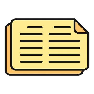 Stack of document pages creating report icon Illustrazione stock