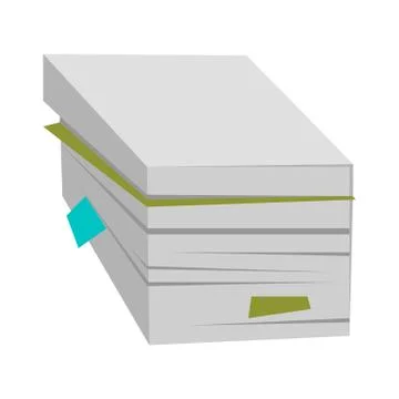 Stack of Documents Stock Illustration