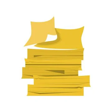 Stack of documents 库存插图