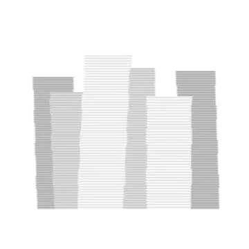 Stack of documents isolated. Pile of papers. Vector illustration Stock Illustration