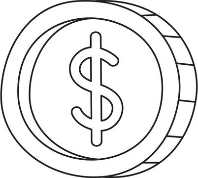 Stack of Dollar Currency Bills Illustration Illustrazione stock