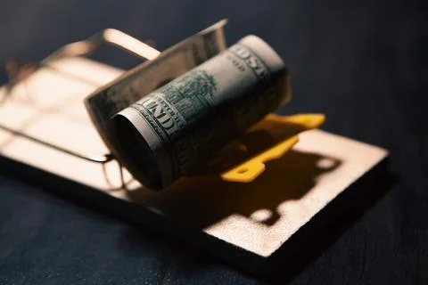 A stack of dollars in the envelope. the concept of a financial and economic.. Stock Photos