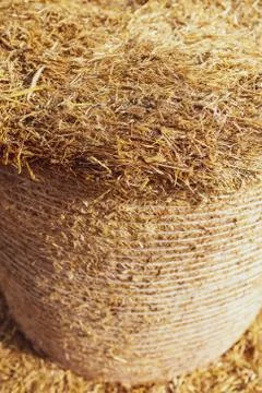 Stack of dry hay as an abstract background 스톡 사진