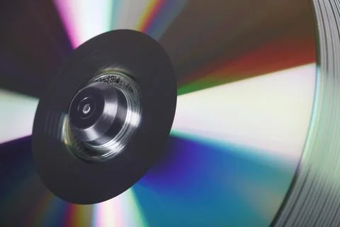 Stack Of DVDs Against A White Background In A Studio Environment 写真素材