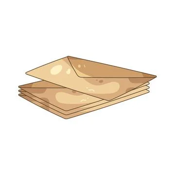 Stack of envelope 스톡 일러스트