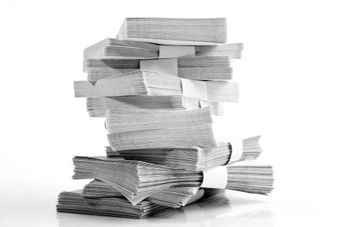 Stack of envelopes Foto stock