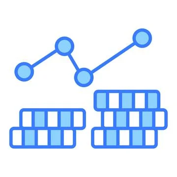 Stack exchanging Finance Related Vector Line Icon. Editable Stroke Pixel Pe.. Stock Illustration
