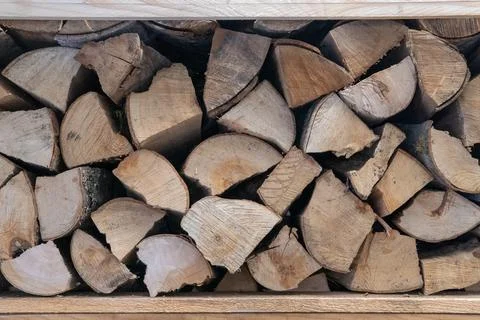 Stack of Firewood Close Up (Timber)	 Stock Photos