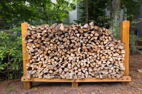 Stack of Firewood Stock Photos