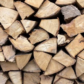 Stack of firewood Stock Photos