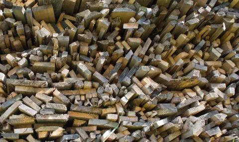 Stack of firewood Stock Photos