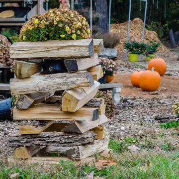 Stack of firewood ready for fireplace stack of firewood ready for fireplac... 写真素材