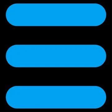 Stack flat blue color icon Illustrazione stock