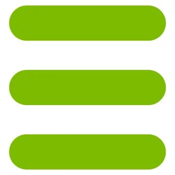 Stack flat eco green color icon Illustrazione stock