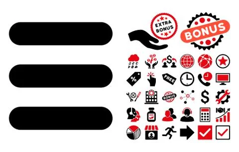 Stack Flat Vector Icon with Bonus 스톡 일러스트