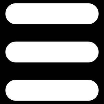 Stack flat white color icon Illustrazione stock