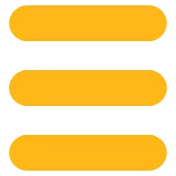 Stack flat yellow color icon Illustrazione stock