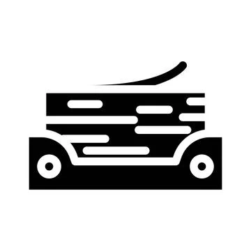 Stack folded paper towels glyph icon vector illustration 스톡 일러스트