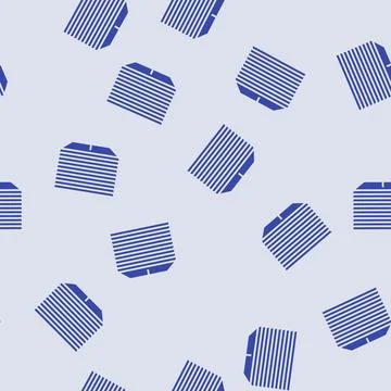 Stack folded paper towels glyph seamless pattern Stockillustratie