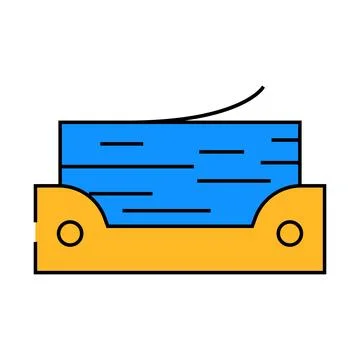 Stack folded paper towels icon color illustration イラスト素材
