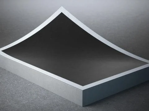 Stack of folded papers with white edges Stock Illustration