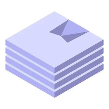 Stack of folded shirts representing clean laundry and fashion 库存插图