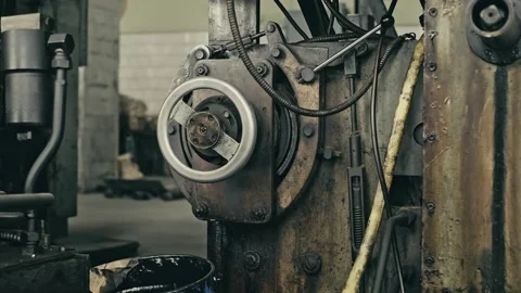 Stack of footage: Old printing house of production from the times of GDR and the Stockbeeldmateriaal 149826210