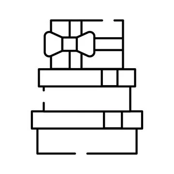 Stack of gift boxes celebrating holiday surprise Stock Illustration