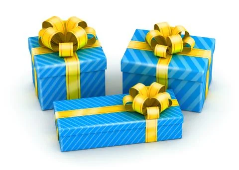 Stack of gift boxes Illustrazione stock