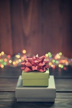 Stack of gift boxes Stock Photos