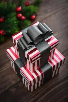 Stack of gift boxes Stock Photos