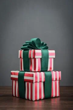 Stack of gift boxes Stock Photos