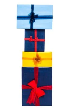 Stack of gifts Stock Photos