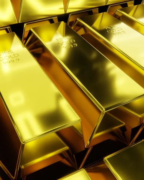 Stack of gold bars Stock-Footage 297123434