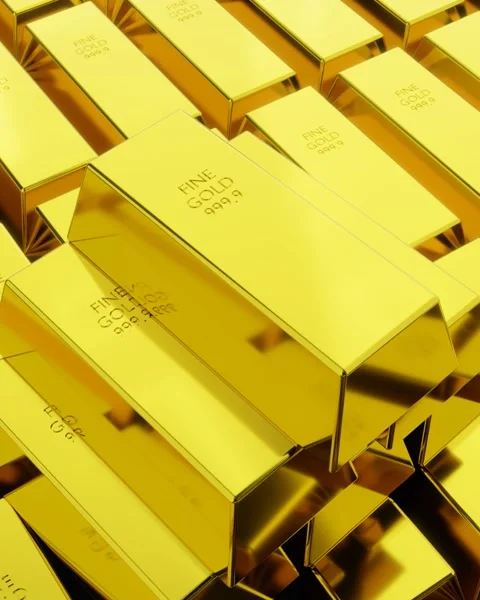 Stack of gold bars Stock Footage 297123807