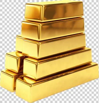 A stack of gold bars Stock Photos