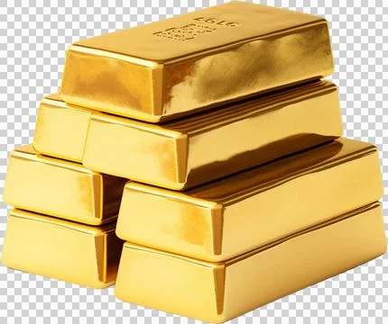 A stack of gold bars Stock Photos