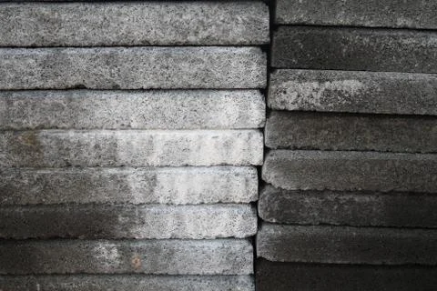 Stack of gypsum board Stock Photos