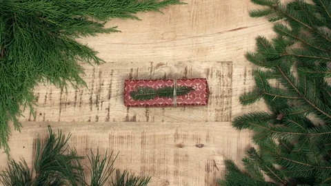 Stack of handcraft gift boxes 動画素材 103572480