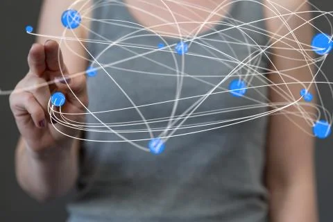 A Stack of hands showing unity and teamwork . Foto stock