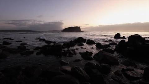 Stack Island sunrise view Stock Footage 240916620