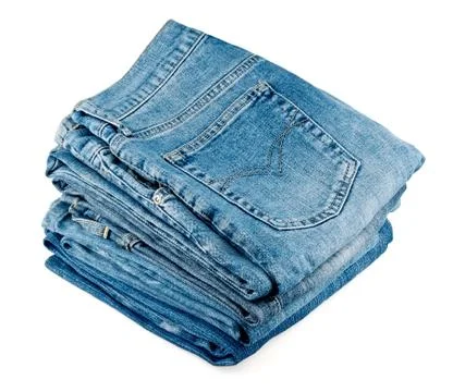 Stack of jeans Stock Photos