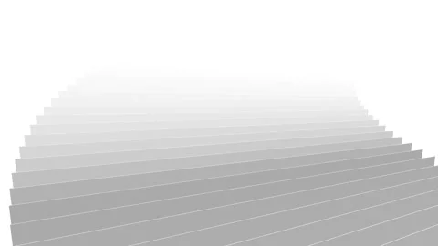 A stack of layers of paper is slowly moving away into the distance backgrou.. Stock Footage 229861851