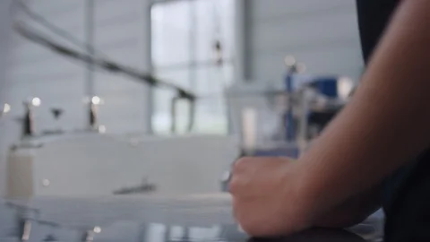 A stack letter is getting tied Video stock 120682887