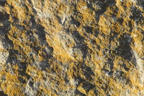 Stack of limestone. big crushed limestone stone. limestone stone texture. Stock Photos